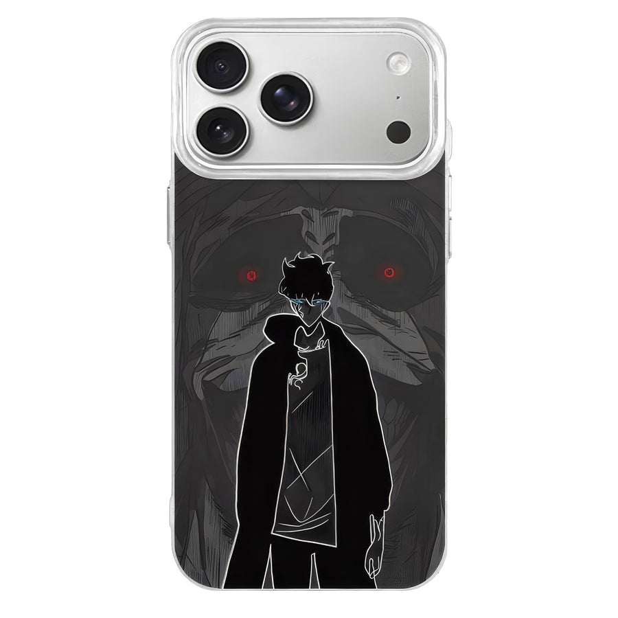 Sung Jin Woo Silhouette Sketch – Solo Leveling Hülle