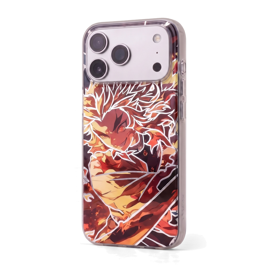 Funda Rengoku Demon Slayer iPhone 17 Pro Max