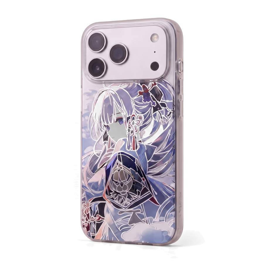 Funda Kamisato Ayaka Genshin Impact iPhone 17 Pro Max