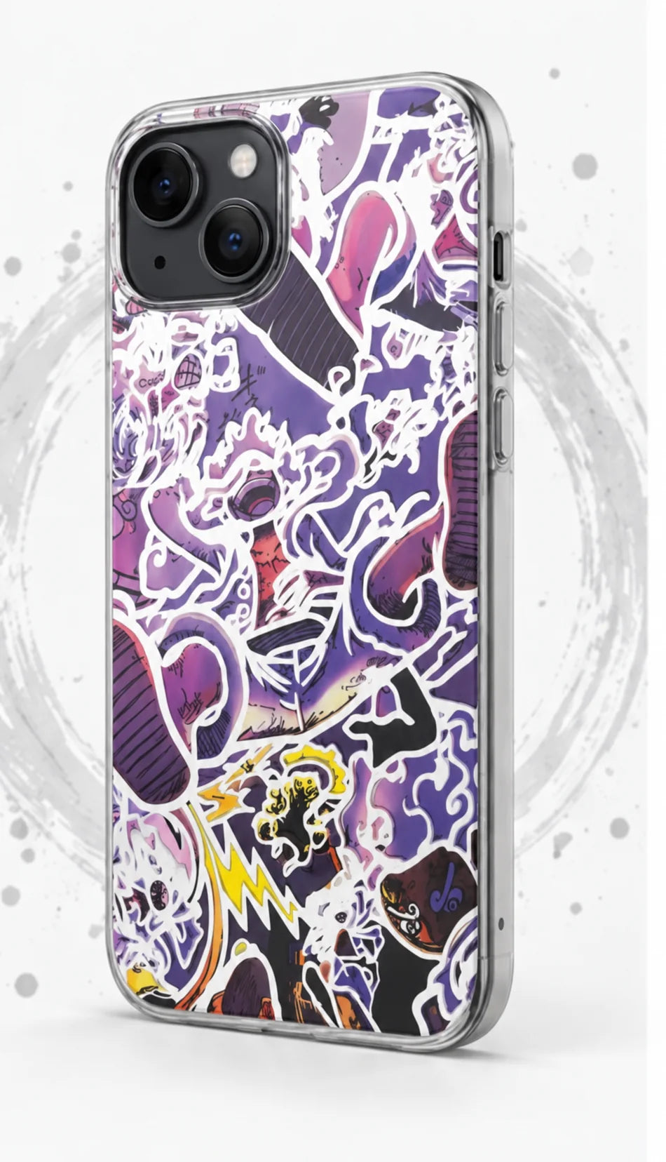 Purple Silver Edge anime case