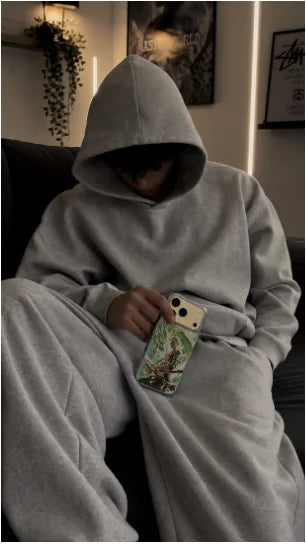 Nakama community member showing their anime case